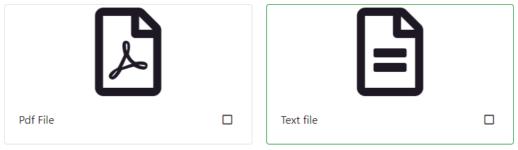 Folder object example